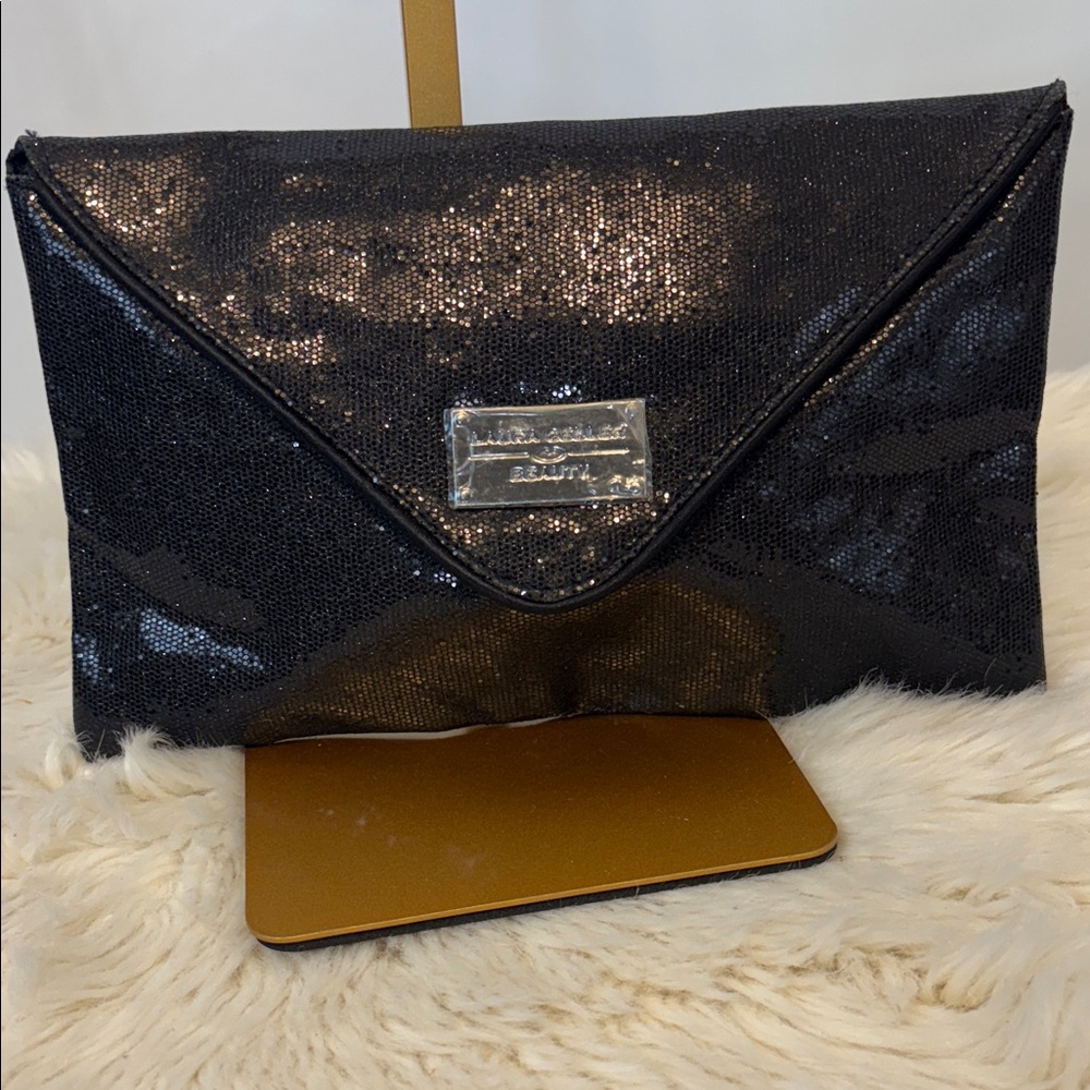 Elegant Black Sparkle Clutch